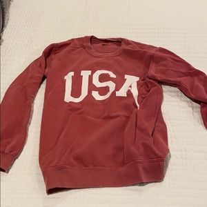 USA Nantucket Red Pullover Sweatshirt